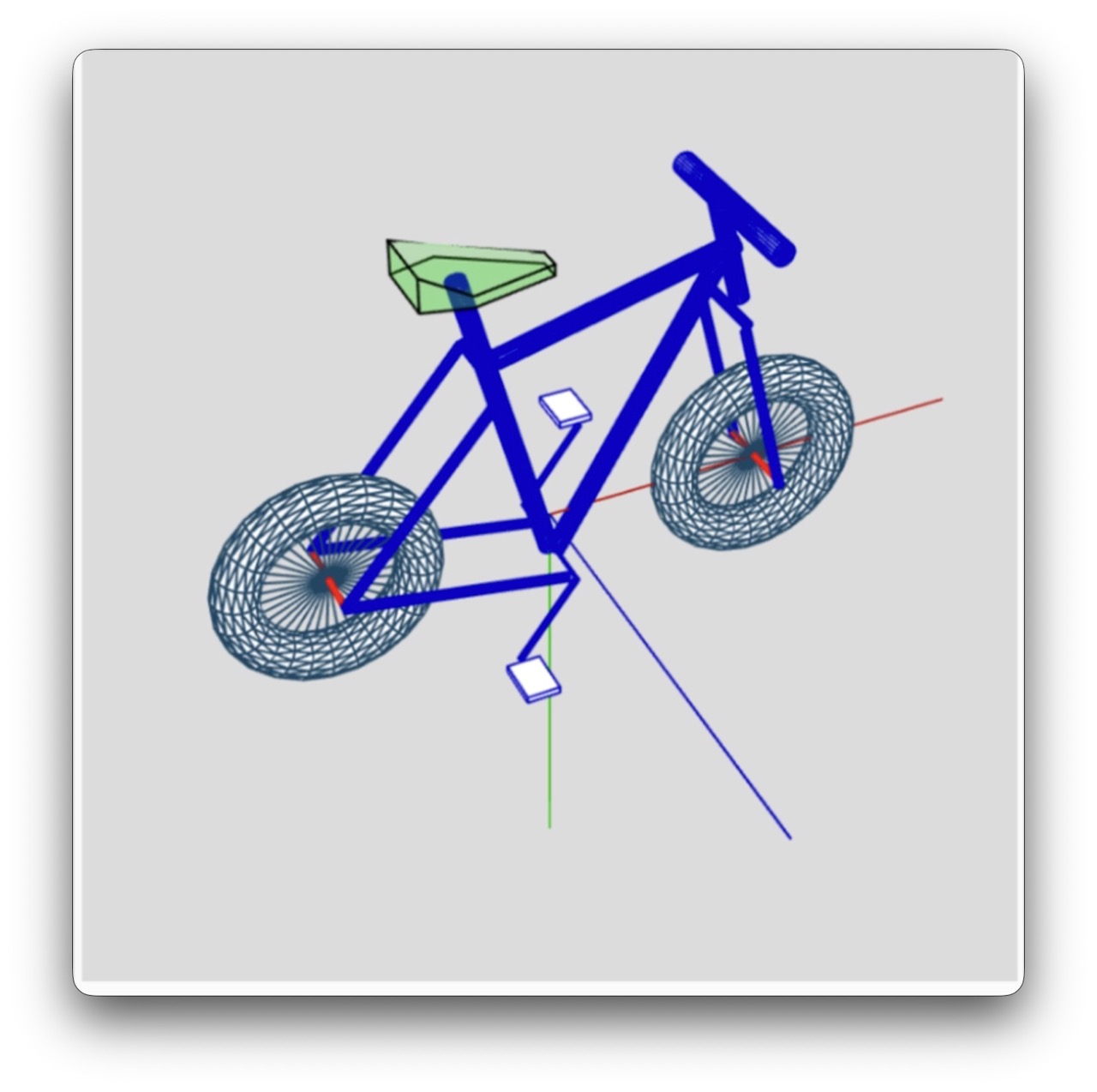 3D Bike with Pedals